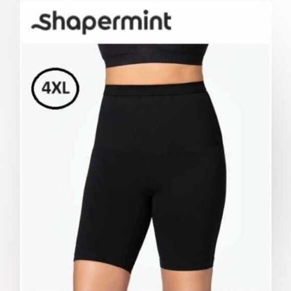 Shapermint - Empetua - Women's Fresh Control Shaper Bike Shorts -Black. Size:4XL - Picture 1 of 9